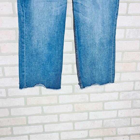 Jen7 Cropped Wide Leg High Waist Jeans Size 12 - Picture 4 of 10